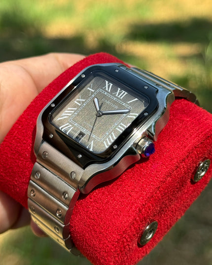 CARTIER SANTOS FONDO NEGRO