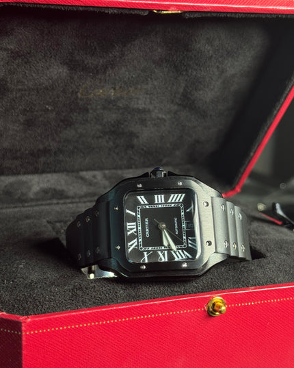 CARTIER SANTOS NEGRO FLEX