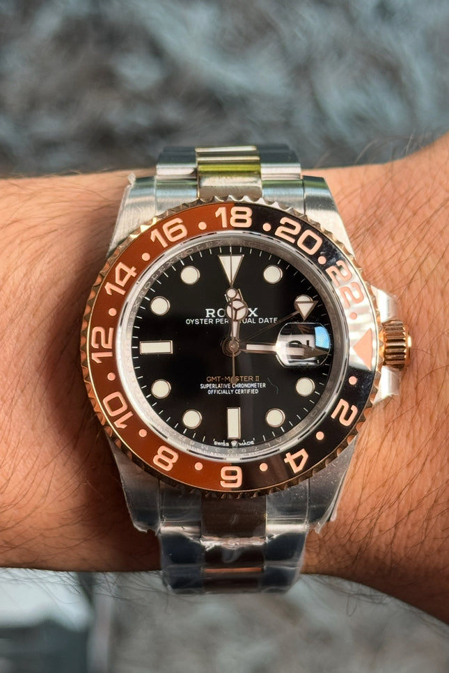 ROLEX GMT ROOT-BEER SUIZO