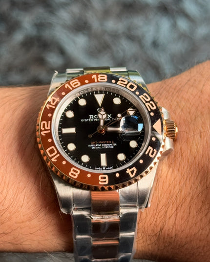 ROLEX GMT ROOT-BEER SUIZO