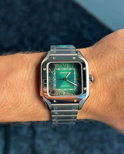 CARTIER SANTOS FONDO VERDE