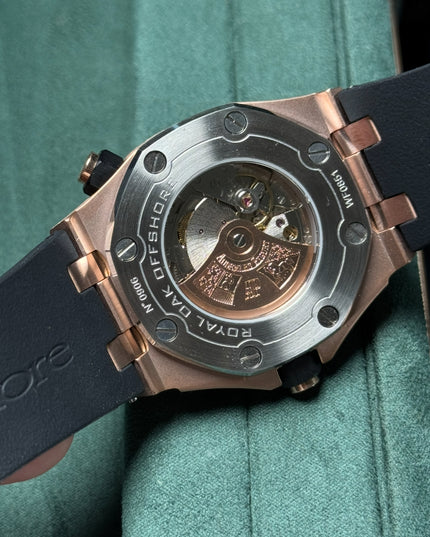 AUDEMARS PIGUET ROYAL OAK ORO ROSA NEGRO CAUCHO