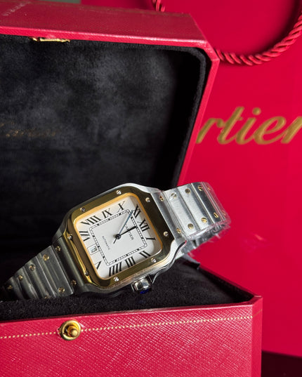 CARTIER SANTOS DOBLE TONO 40 MM
