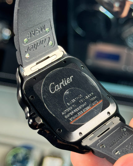 CARTIER SANTOS BLACK SUIZO FLEX