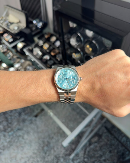 ROLEX LAND-DWELLER 40MM FONDO AZUL SUIZO