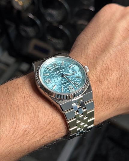 ROLEX LAND-DWELLER 40MM FONDO AZUL SUIZO