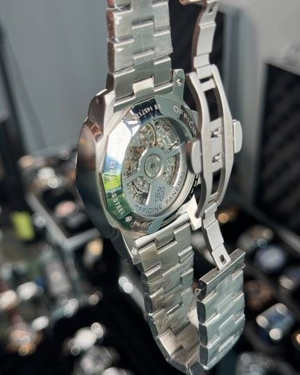 PANERAI LUMINOR GMT AUTOMATIC- PLATA FONDO AZUL