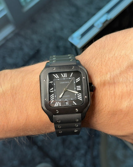 CARTIER SANTOS NEGRO FLEX