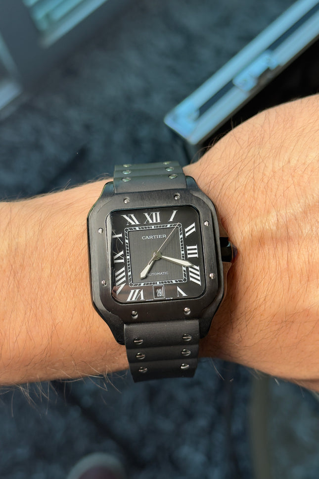 CARTIER SANTOS NEGRO FLEX