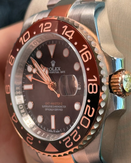 ROLEX GMT- ROOT BEER